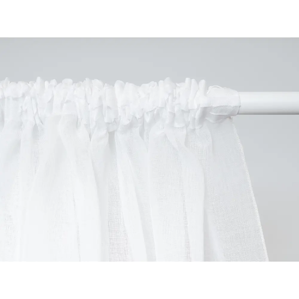 Фото 10 Тюль на шторной ленте Harmony 300x270 см цвет молочный Фото 10 Тюль на шторной ленте Harmony 300x270 см цвет молочный