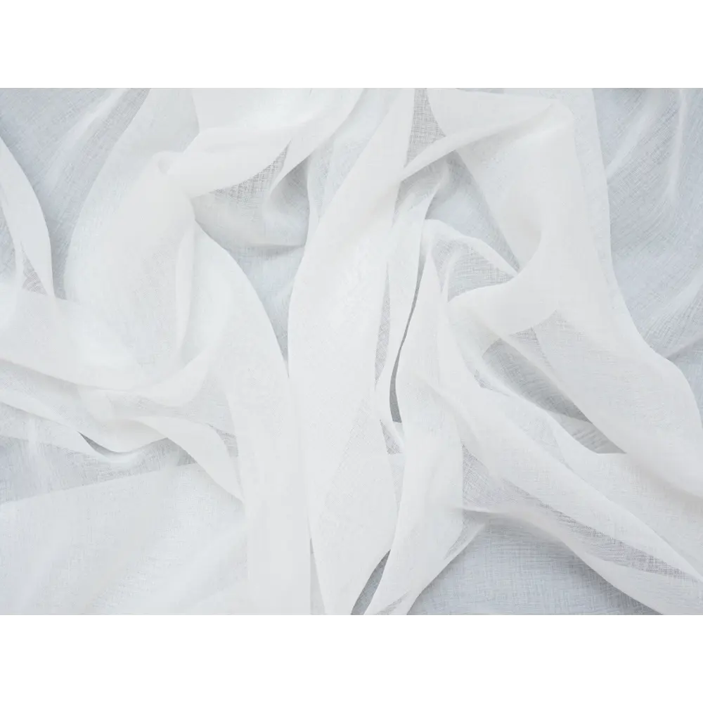 Фото 4 Тюль на шторной ленте для кухни батист с ламбрекеном 140x200 см цвет белый Фото 4 Тюль на шторной ленте для кухни батист с ламбрекеном 140x200 см цвет белый