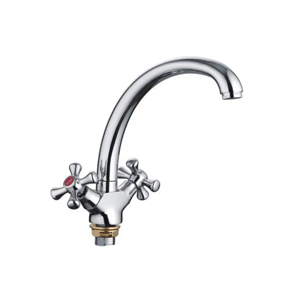 Фото Двухвентильный смеситель Frap F42732-b 17.6 см цвет хром