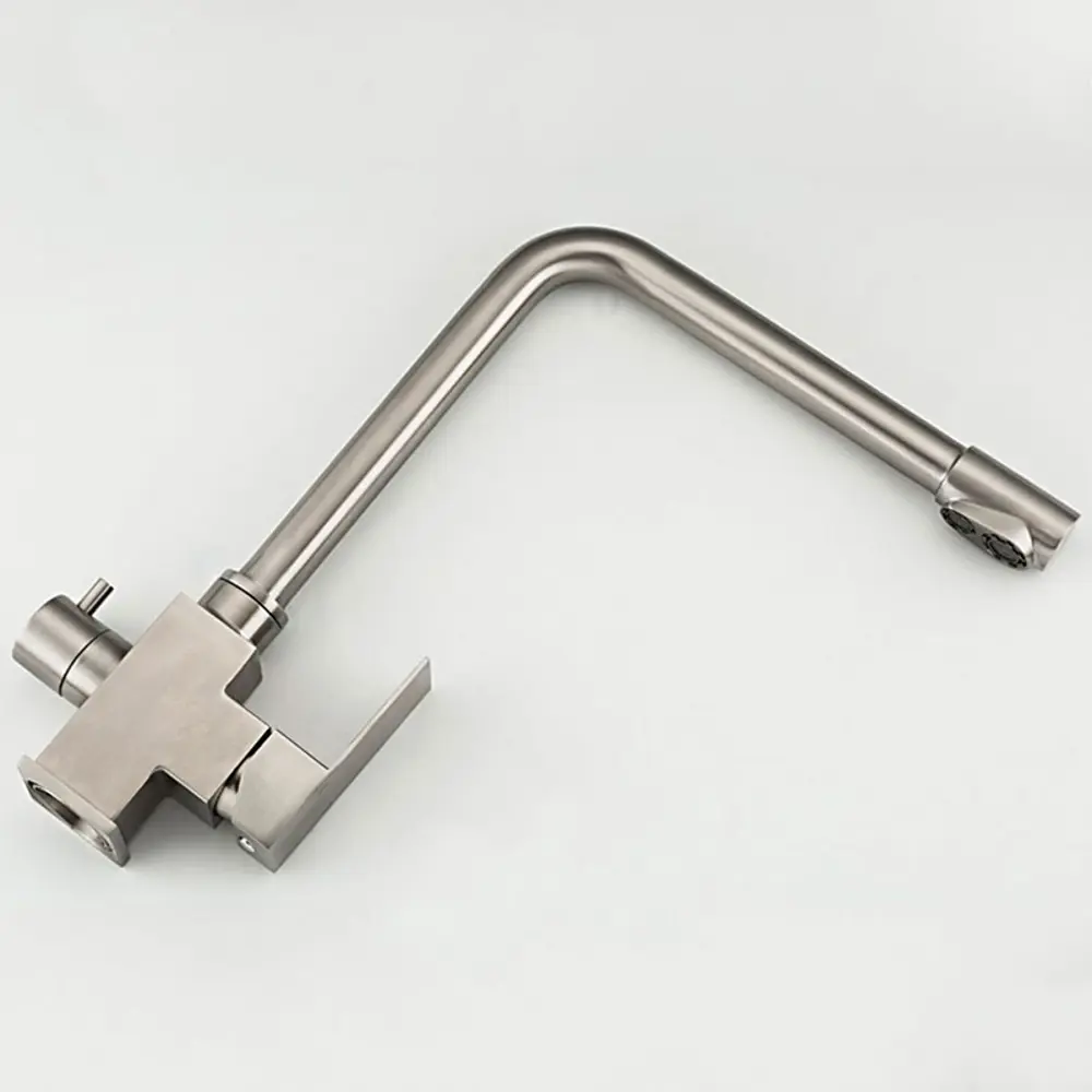 Фото 3 Однорычажный смеситель Frap F43899-2 32.3 см цвет сатин Фото 3 Однорычажный смеситель Frap F43899-2 32.3 см цвет сатин