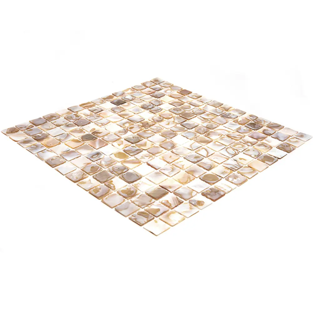 Фото 6 Декоративная мозаика Natural Shell SMA-03-20-(SMA-003-20x20)-20-305x305 30.5x30.5см комбинированная цвет бежевый Фото 6 Декоративная мозаика Natural Shell SMA-03-20-(SMA-003-20x20)-20-305x305 30.5x30.5см комбинированная цвет бежевый