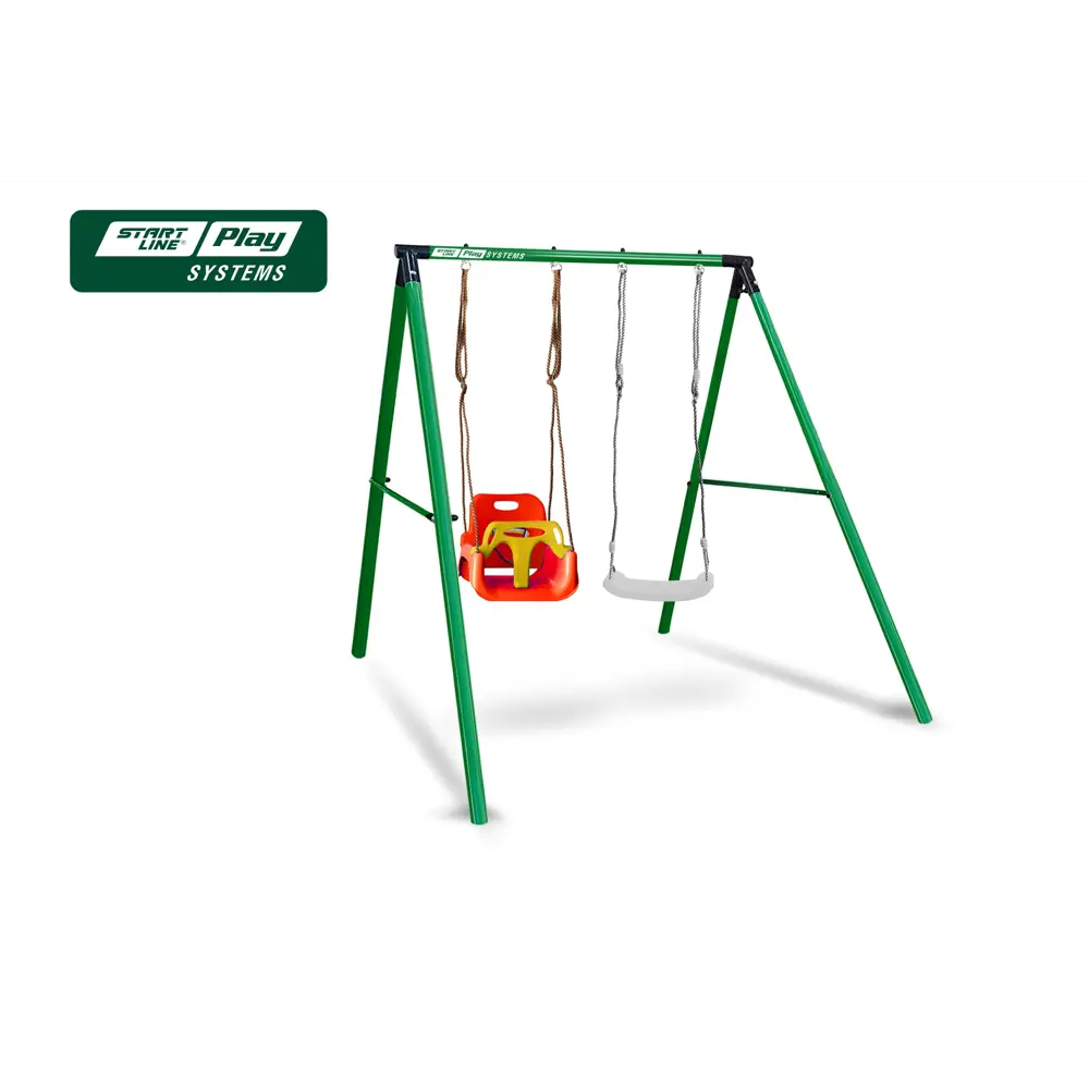 Фото Качели детские Start line slpmk2-107-160 уличные двухместные Фото Качели детские Start line slpmk2-107-160 уличные двухместные