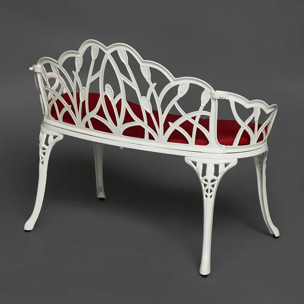 Фото 3 Скамья с подушкой TetChair 13514 Strauss цвет белый Фото 3 Скамья с подушкой TetChair 13514 Strauss цвет белый