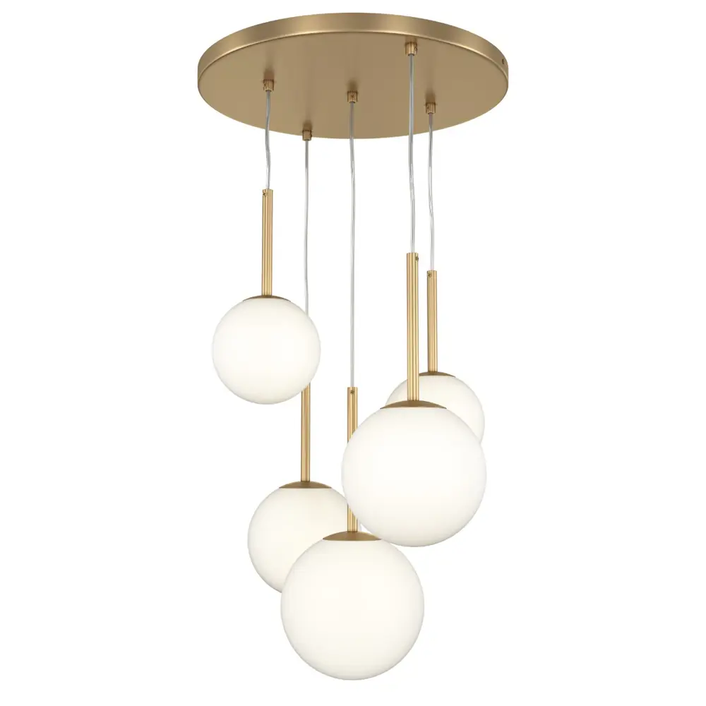 Фото 3 Люстра подвесная MAYTONI Basic form MOD321PL-05G 5 ламп 17 м² цвет разноцветный Фото 3 Люстра подвесная MAYTONI Basic form MOD321PL-05G 5 ламп 17 м² цвет разноцветный