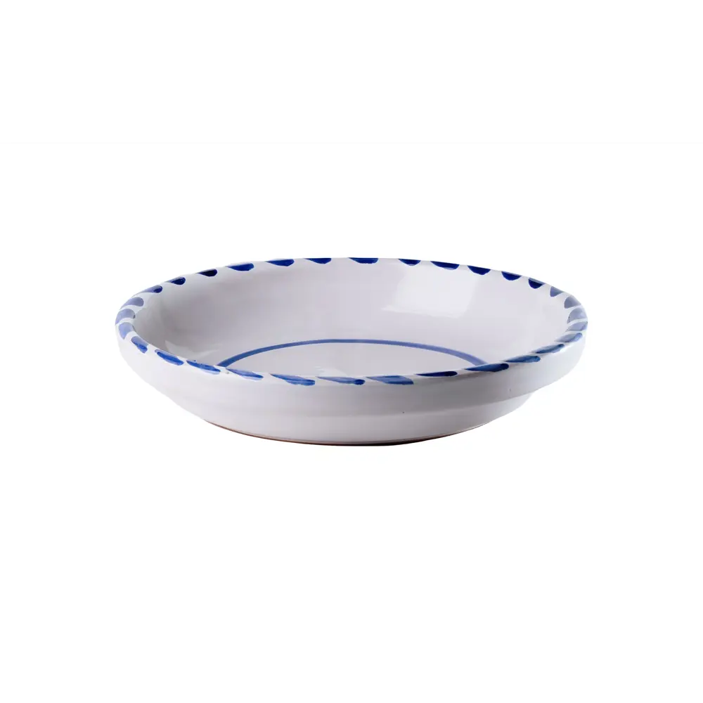 Фото Поддон для цветочных горшков 311401 Испанская керамика 26 см керамика разноцветный