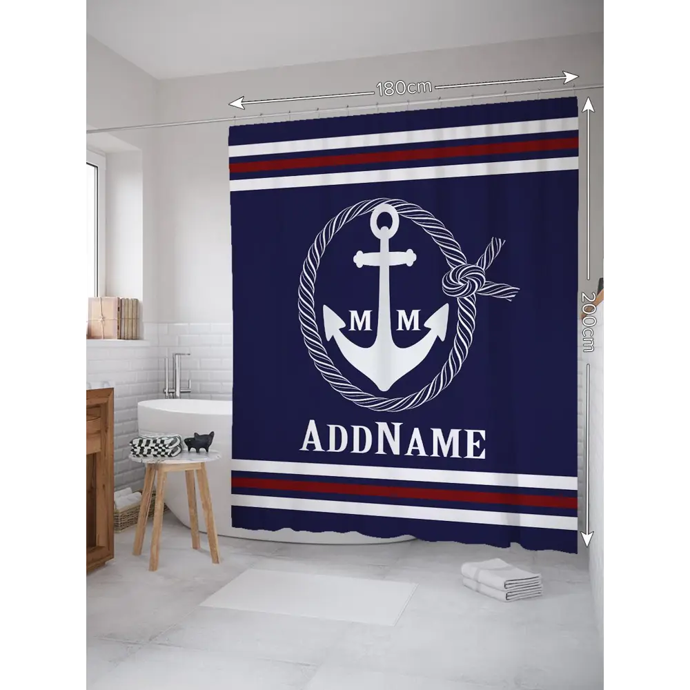 Фото 2 Шторка для ванной комнаты JoyArty sc_5624 200x180см цвет синий