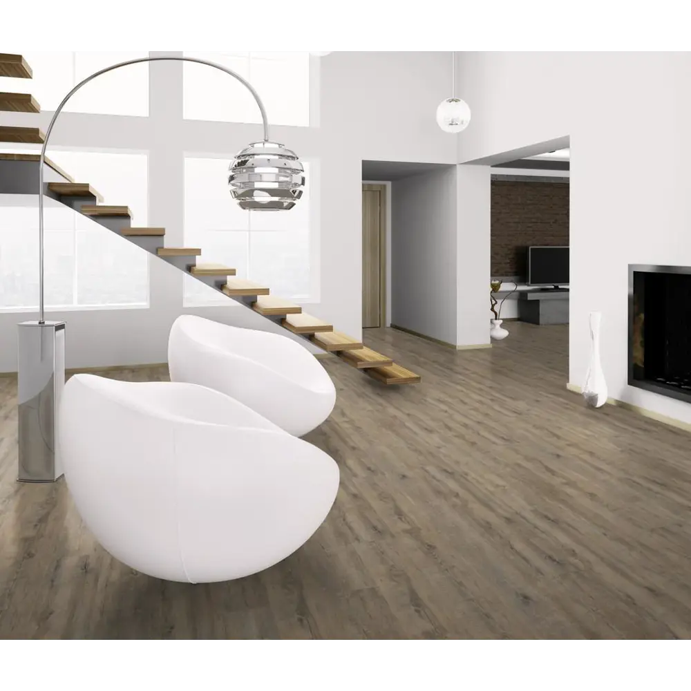 Фото 3 ПВХ плитка Wineo Wood Embrace Oak Grey 31 класс толщина 4.50 мм 3.89 м², цена за упаковку Фото 3 ПВХ плитка Wineo Wood Embrace Oak Grey 31 класс толщина 4.50 мм 3.89 м², цена за упаковку