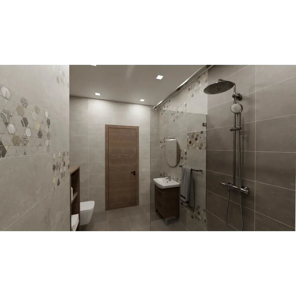 Фото 4 Плитка настенная Lounge Dark 30x60 см 1.62 м² цвет темно-серый Фото 4 Плитка настенная Lounge Dark 30x60 см 1.62 м² цвет темно-серый