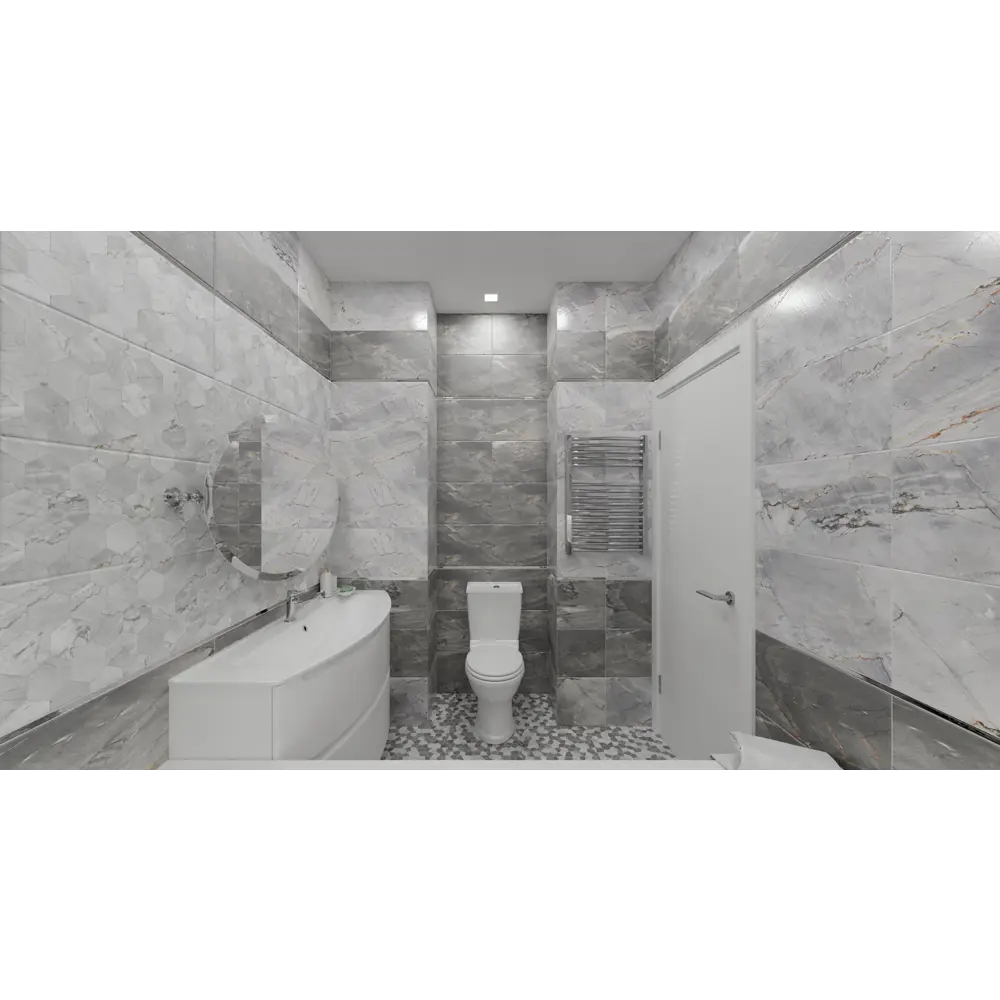 Фото 5 Бордюр Silvermat 1.6x60 см цвет серый матовый Фото 5 Бордюр Silvermat 1.6x60 см цвет серый матовый