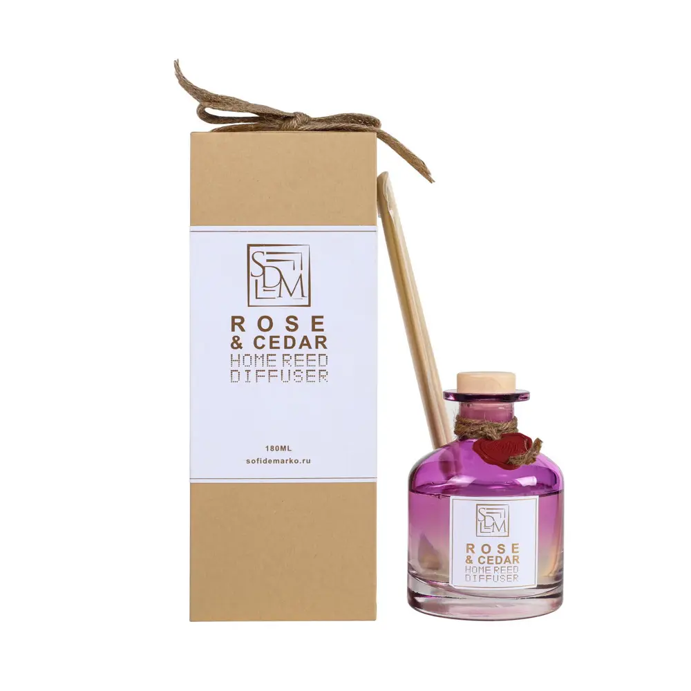 Фото 2 Ароматический диффузор Sofi De MarkO Rose and Cedar 180 мл Фото 2 Ароматический диффузор Sofi De MarkO Rose and Cedar 180 мл