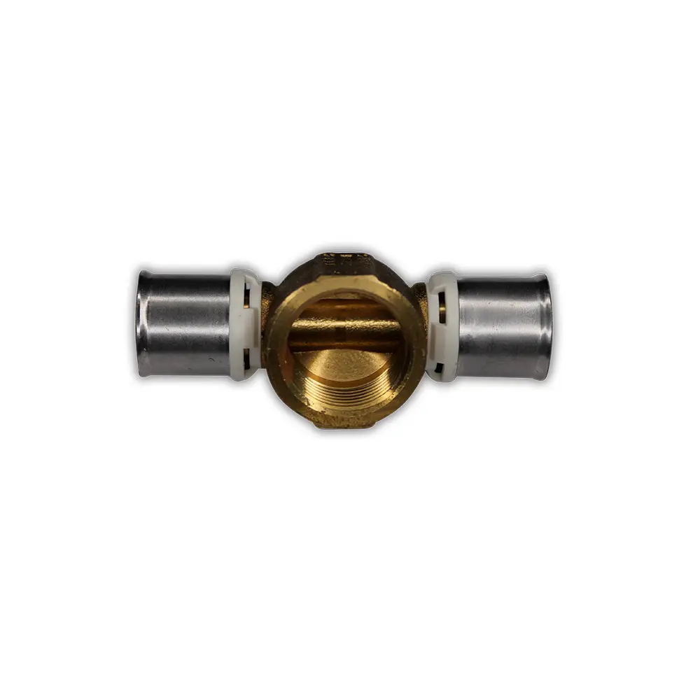 Фото 2 Тройник Frankische с внутренней резьбой латунь alpex-duo 16x2.0- 1/2 ВР - 16x2.0 Фото 2 Тройник Frankische с внутренней резьбой латунь alpex-duo 16x2.0- 1/2 ВР - 16x2.0