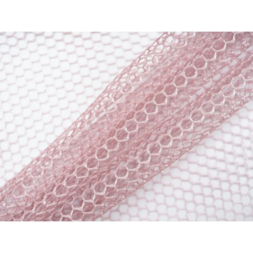 Фото 2 Тюль на шторной ленте Соты 500x260 цвет розовый Фото 2 Тюль на шторной ленте Соты 500x260 цвет розовый