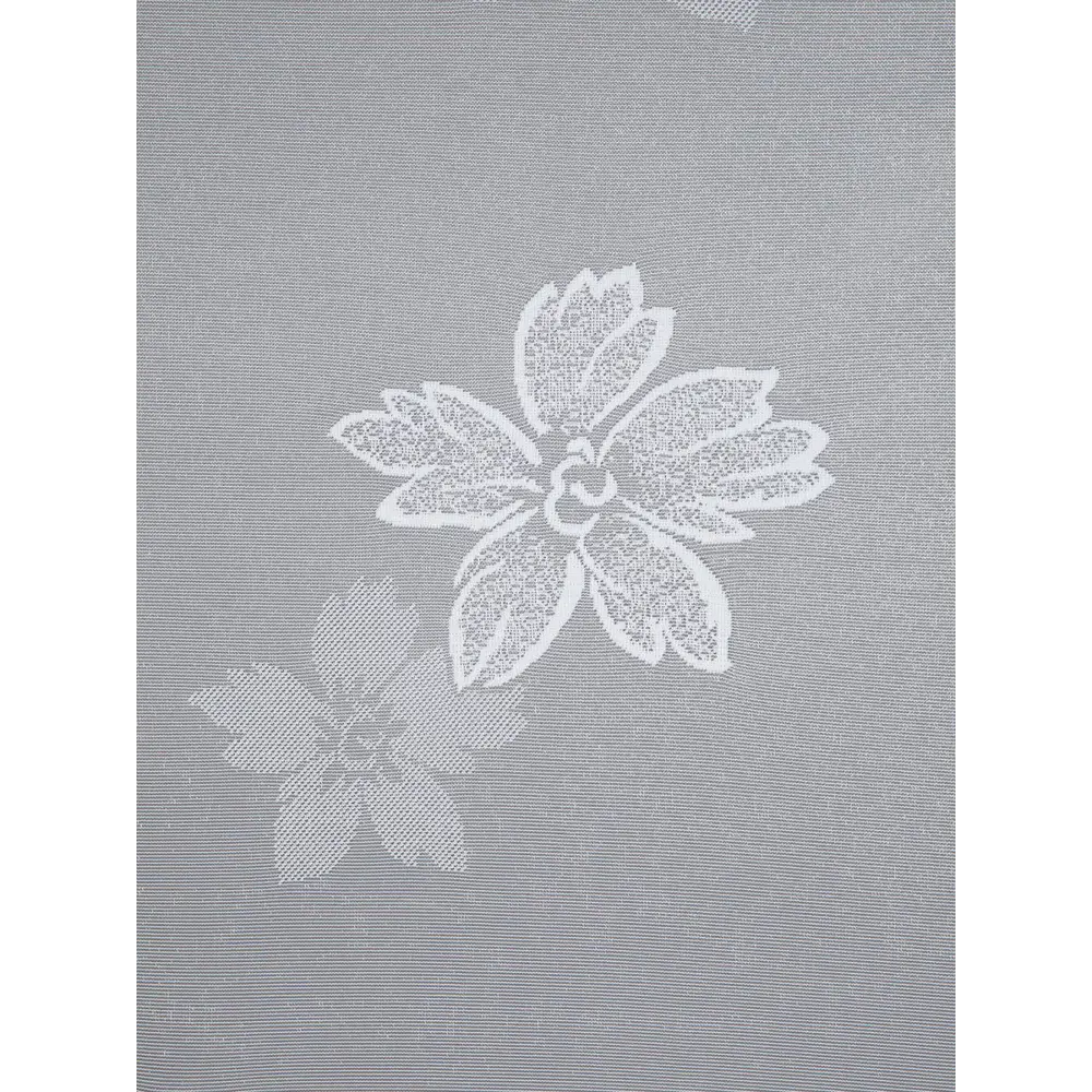 Фото Тюль на шторной ленте для кухни Арка 300х170 рисунок цветочный цвет белый Фото Тюль на шторной ленте для кухни Арка 300х170 рисунок цветочный цвет белый