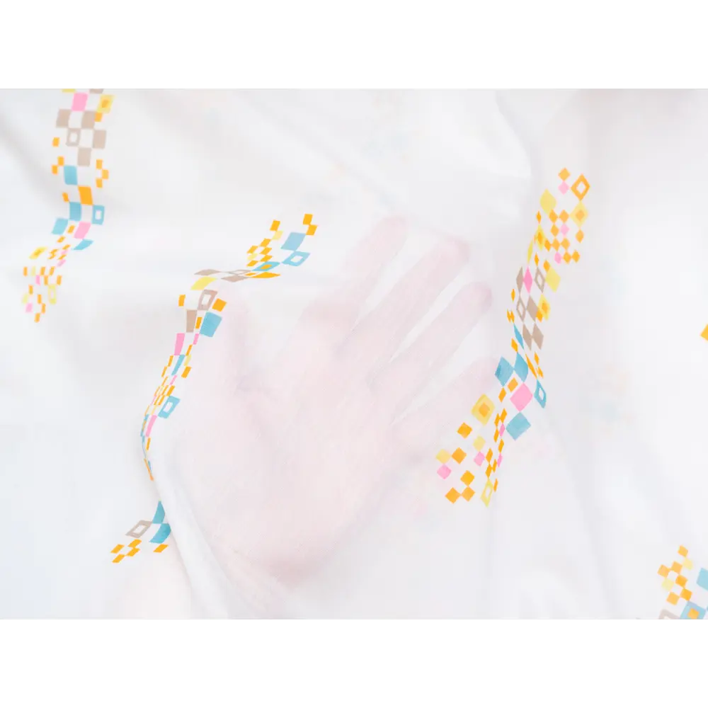 Фото 7 Тюль на шторной ленте Пикассо 300x270 цвет розовый