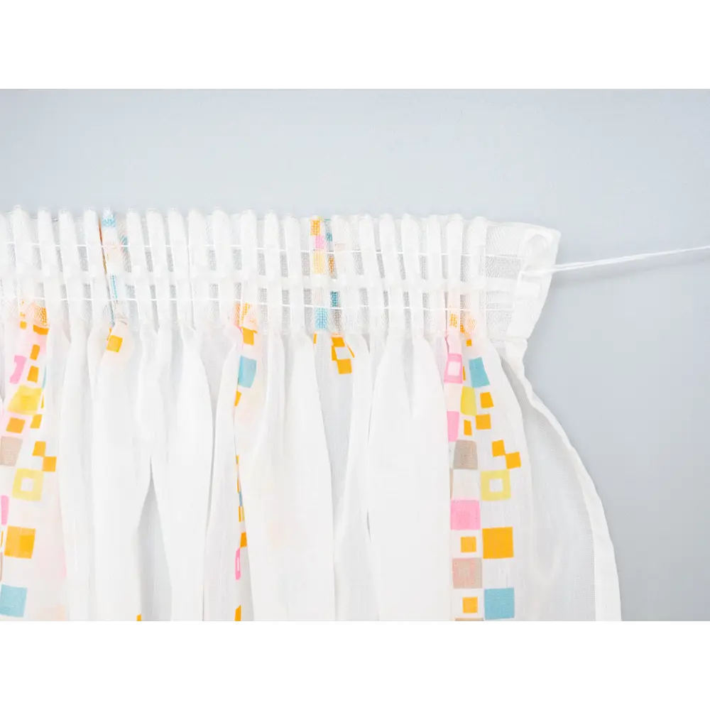 Фото 12 Тюль на шторной ленте Пикассо 300x270 цвет розовый