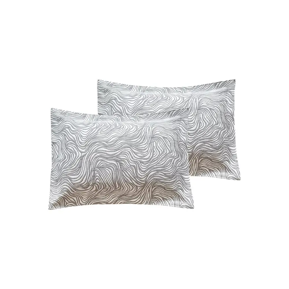 Фото Комплект наволочек DeNastia Зебра 50x70 см хлопок и полиэстер цвет серый