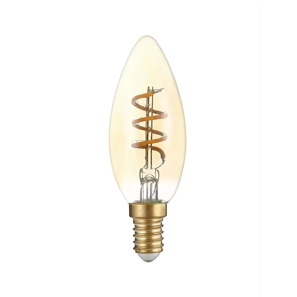 Фото Лампа светодиодная HIPER Filament Flexible Candle HL-2207 E14 220 В 5 Вт свеча 180 Лм теплый белый свет Фото Лампа светодиодная HIPER Filament Flexible Candle HL-2207 E14 220 В 5 Вт свеча 180 Лм теплый белый свет