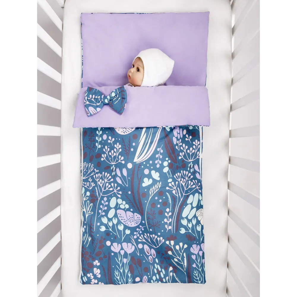 Фото Спальный мешок детский Amarobaby Magic Sleep Flower dreams фиолетовый Фото Спальный мешок детский Amarobaby Magic Sleep Flower dreams фиолетовый