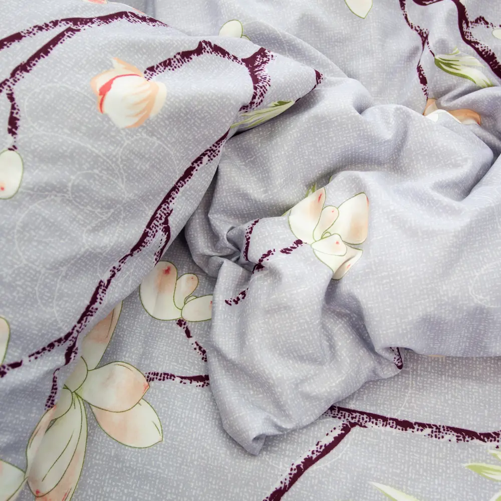 Фото 4 Комплект постельного белья Dome Jeanette евро, сатин, разноцветный Фото 4 Комплект постельного белья Dome Jeanette евро, сатин, разноцветный