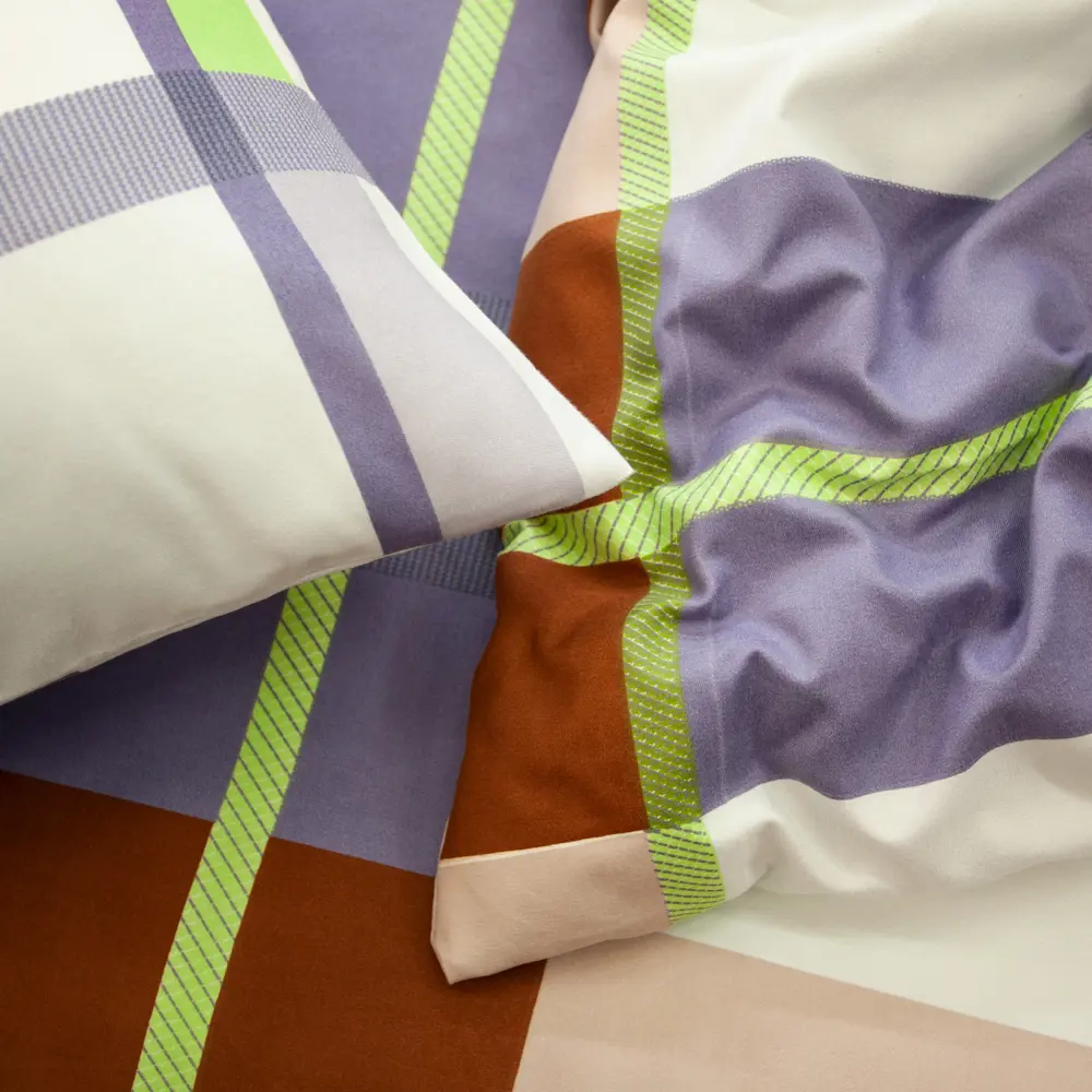 Фото 5 Комплект постельного белья Dome Eva евро, сатин, разноцветный Фото 5 Комплект постельного белья Dome Eva евро, сатин, разноцветный