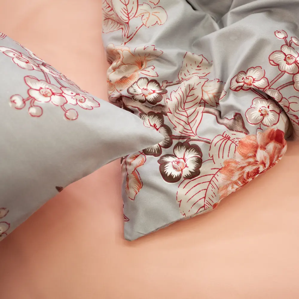 Фото 5 Комплект постельного белья Dome Emma евро, сатин, разноцветный Фото 5 Комплект постельного белья Dome Emma евро, сатин, разноцветный