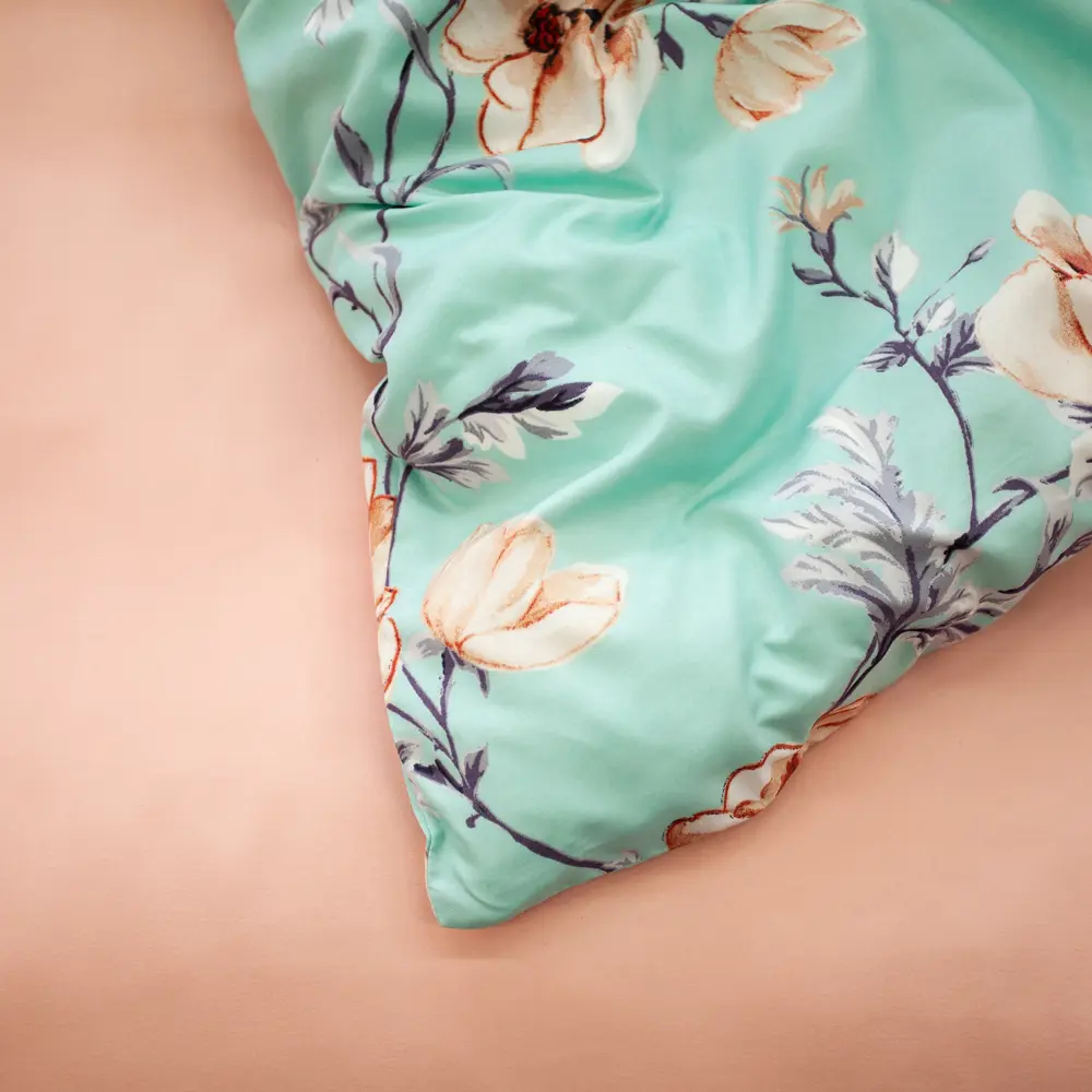 Фото 4 Комплект постельного белья Dome Avril евро, сатин, разноцветный Фото 4 Комплект постельного белья Dome Avril евро, сатин, разноцветный