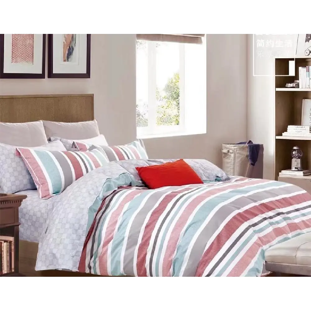 Фото Комплект постельного белья Dome Luella евро, сатин, разноцветный Фото Комплект постельного белья Dome Luella евро, сатин, разноцветный