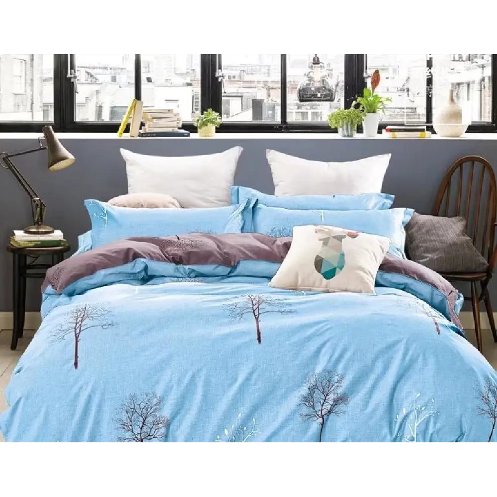 Фото Комплект постельного белья Dome Rebekka евро, сатин, разноцветный Фото Комплект постельного белья Dome Rebekka евро, сатин, разноцветный