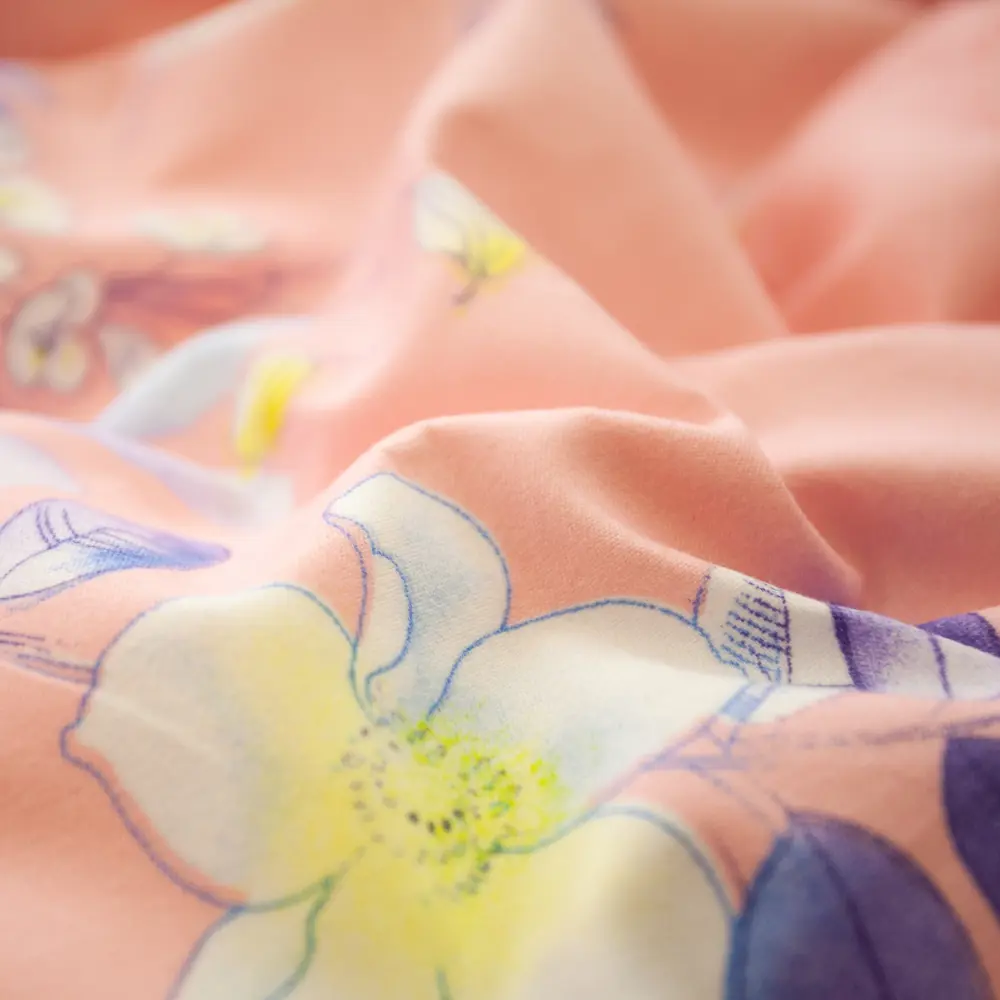 Фото 2 Комплект постельного белья Dome Floretta полутораспальный, сатин, разноцветный Фото 2 Комплект постельного белья Dome Floretta полутораспальный, сатин, разноцветный