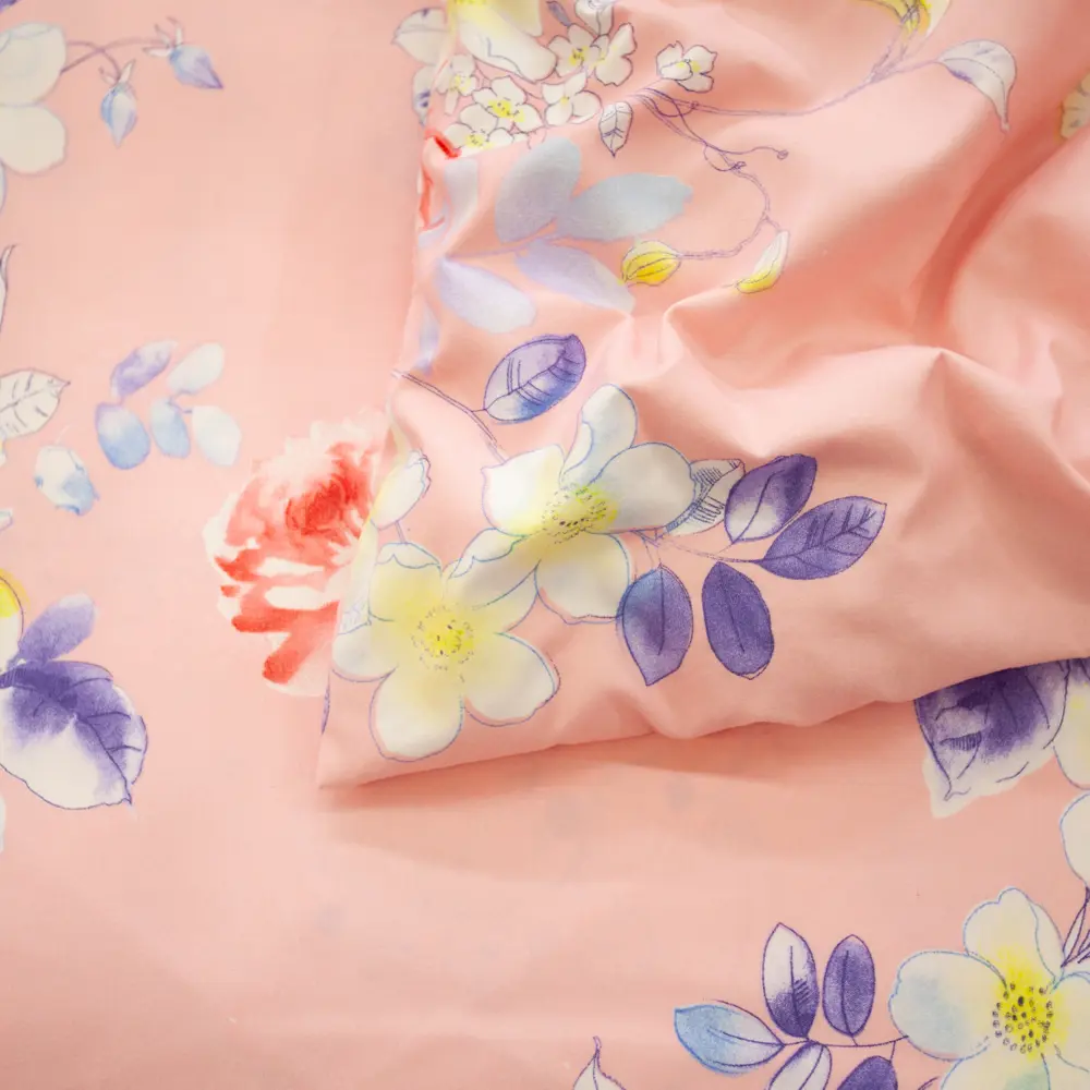 Фото 5 Комплект постельного белья Dome Floretta полутораспальный, сатин, разноцветный Фото 5 Комплект постельного белья Dome Floretta полутораспальный, сатин, разноцветный