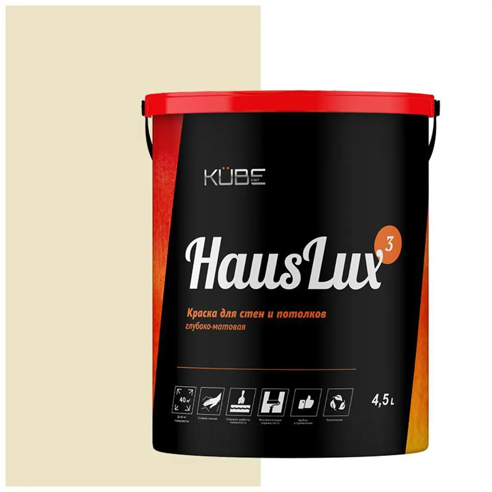 Фото Краска для стен и потолков UWFKUBE Kube HausLux3Kube25 цвет светло-серый/коричневый 4.5 л Фото Краска для стен и потолков UWFKUBE Kube HausLux3Kube25 цвет светло-серый/коричневый 4.5 л