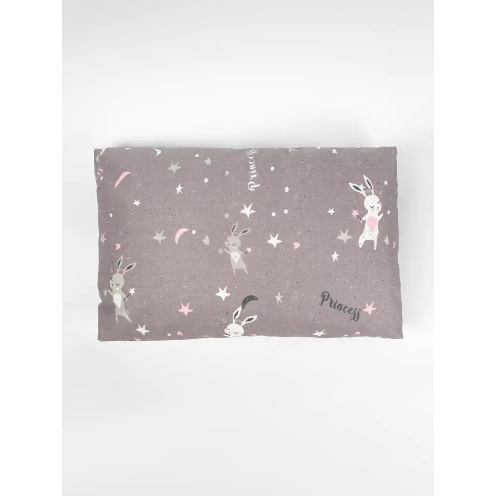 Фото Наволочка AmaroBaby Princess 40x60 см, хлопок, 1шт, цвет серый/розовый Фото Наволочка AmaroBaby Princess 40x60 см, хлопок, 1шт, цвет серый/розовый