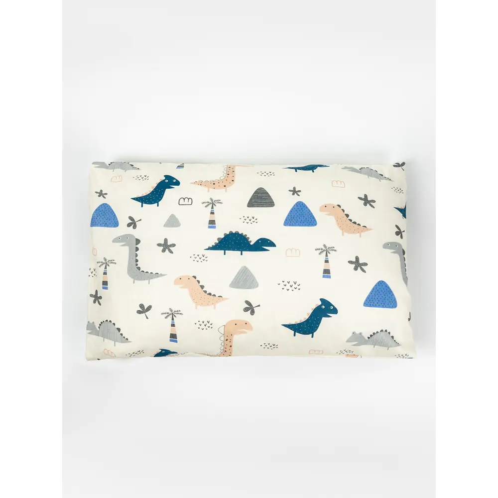 Фото Наволочка AmaroBaby Little dino 50x70 см, хлопок, 1шт, цвет бежевый Фото Наволочка AmaroBaby Little dino 50x70 см, хлопок, 1шт, цвет бежевый