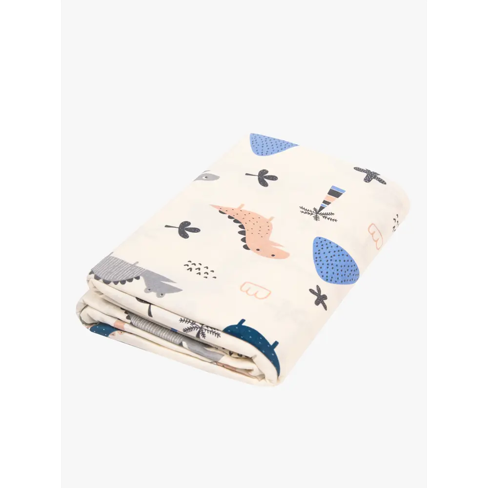 Фото 2 Пододеяльник Amarobaby Little dino 112x147 см, хлопок, цвет бежевый Фото 2 Пододеяльник Amarobaby Little dino 112x147 см, хлопок, цвет бежевый