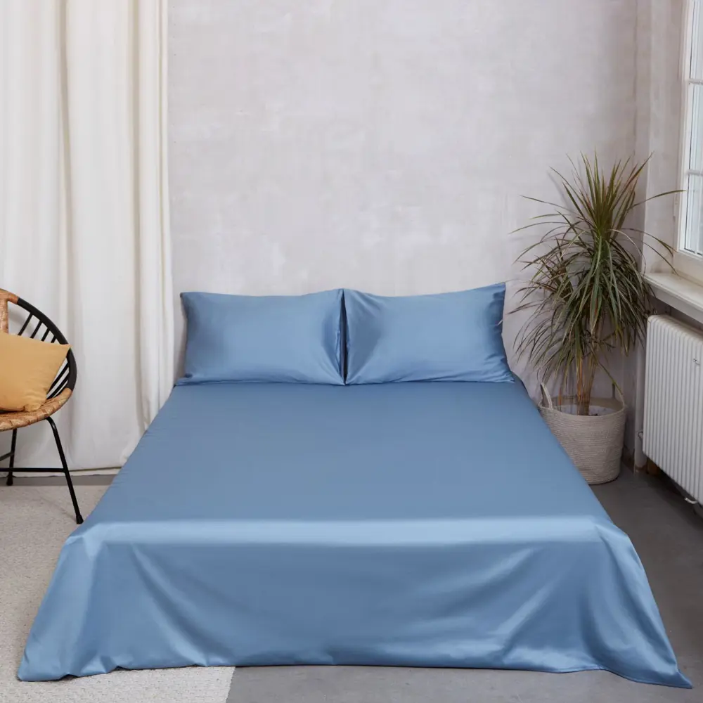 Фото Простыня Этель 5373279, 235x260 см, сатин, без резинки Фото Простыня Этель 5373279, 235x260 см, сатин, без резинки