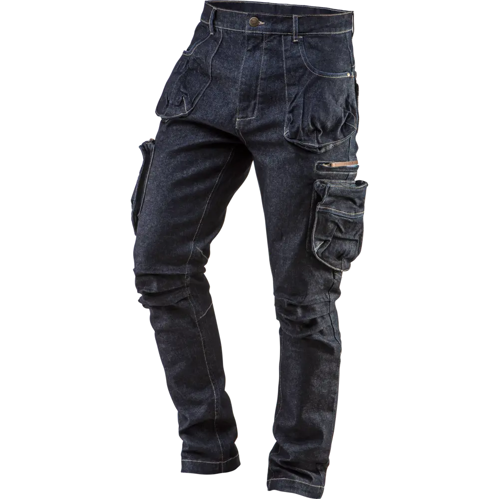Фото Брюки рабочие 5 карманов Neo Tools Denim темно-синие размер XS рост 170 Фото Брюки рабочие 5 карманов Neo Tools Denim темно-синие размер XS рост 170