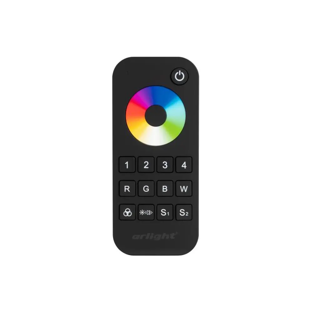 Фото 2 Пульт Arlight SMART-R26-RGBW Black 4 зоны 2.4G 023477 Фото 2 Пульт Arlight SMART-R26-RGBW Black 4 зоны 2.4G 023477