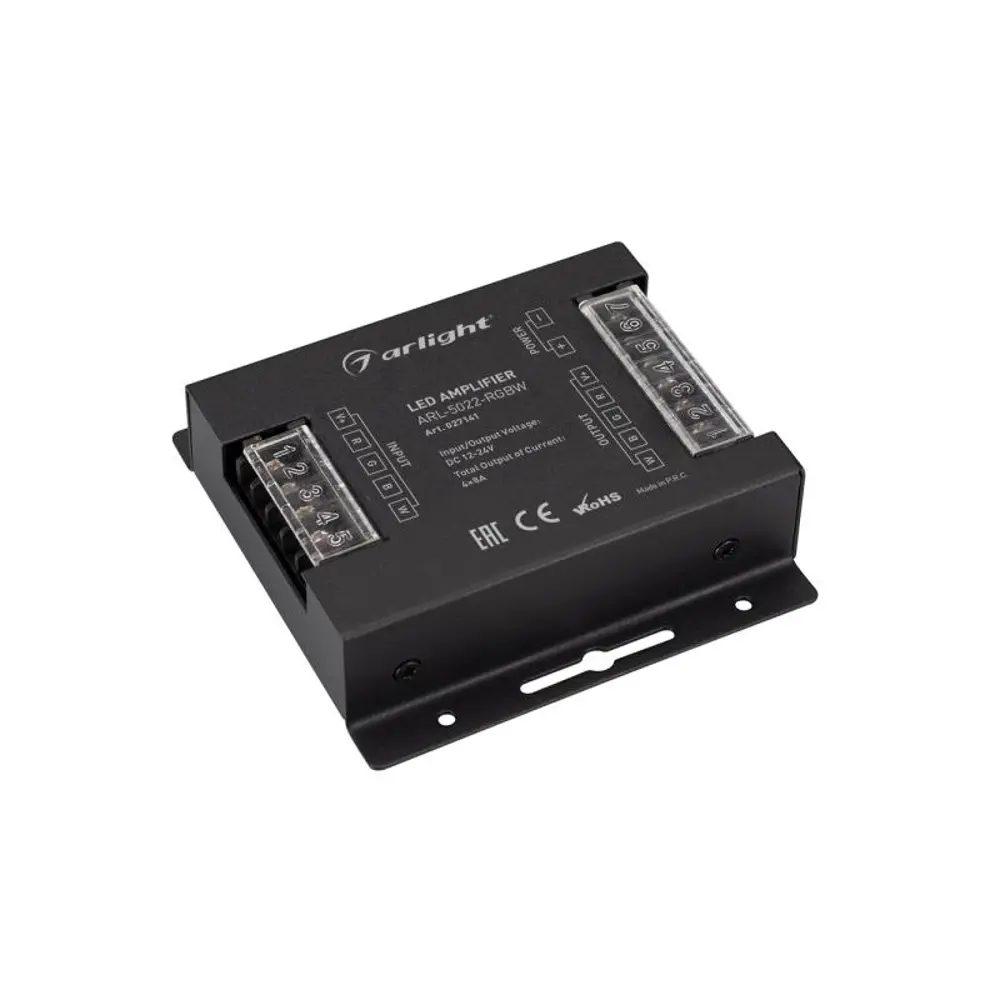 Фото Усилитель Arlight ARL-5022-RGBW 12-24V 4x8A 384-768W 027141 Фото Усилитель Arlight ARL-5022-RGBW 12-24V 4x8A 384-768W 027141