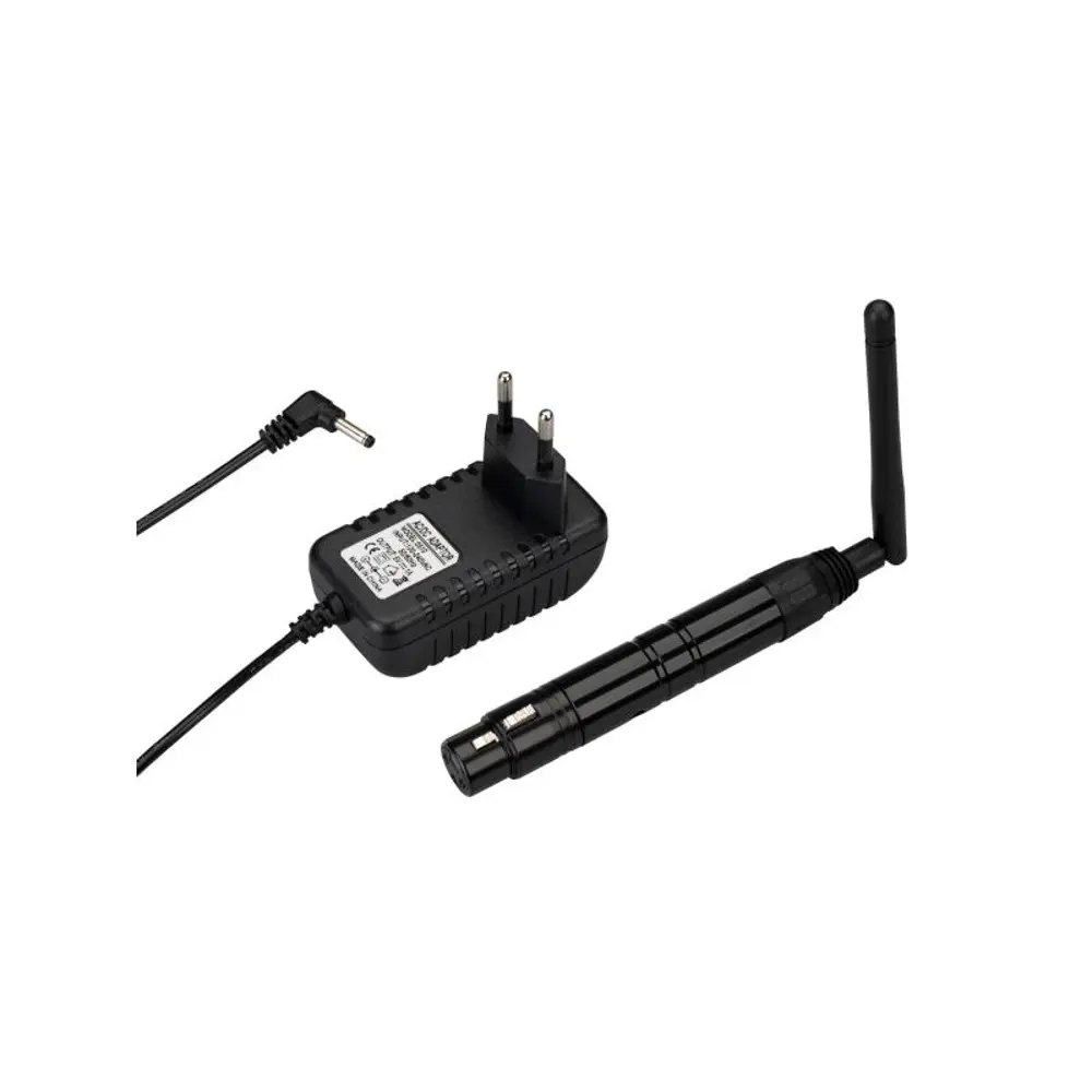 Фото Усилитель Arlight SMART-DMX-Receiver Black 5V XLR3 Male 2.4G 028417