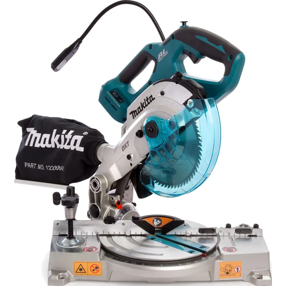 Фото Пила торцовочная аккумуляторная Makita DLS600Z, 18 В Li-Ion 6 Ач, 165 мм Фото Пила торцовочная аккумуляторная Makita DLS600Z, 18 В Li-Ion 6 Ач, 165 мм