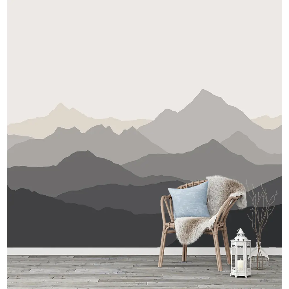 Фото Фотообои флизелиновые Bartonwall 300x270 см Природа Горы