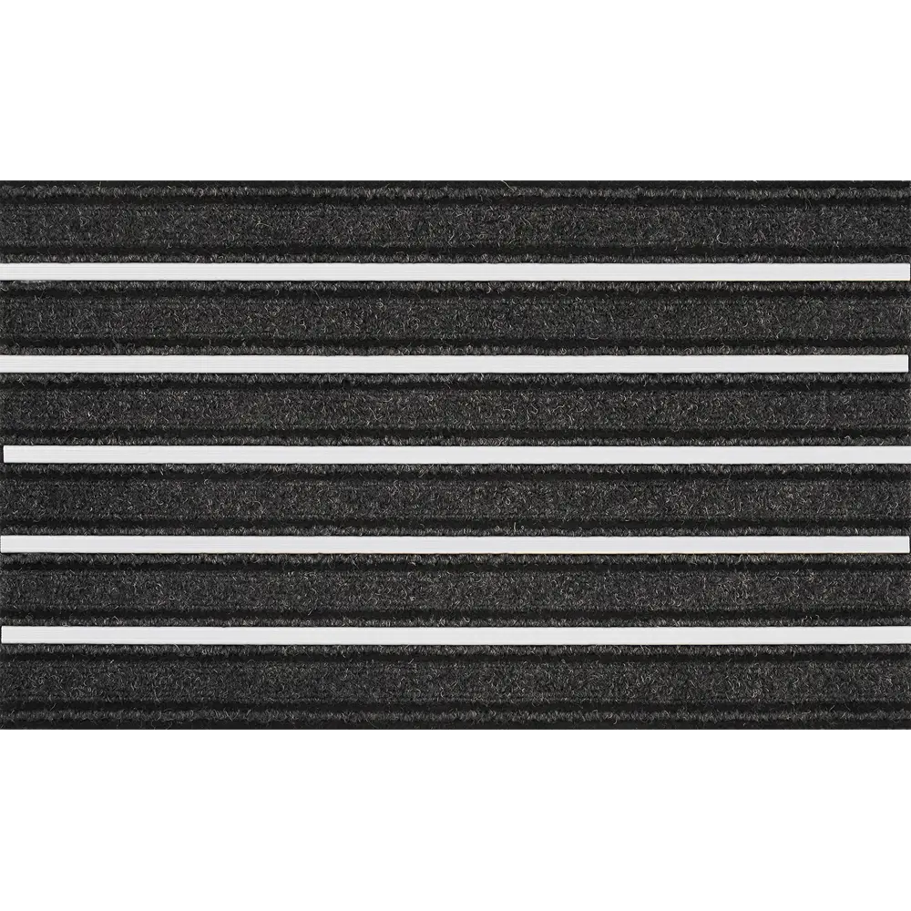 Фото Коврик грязезащитный полипропилен Alumat 35x60 см цвет черный Фото Коврик грязезащитный полипропилен Alumat 35x60 см цвет черный