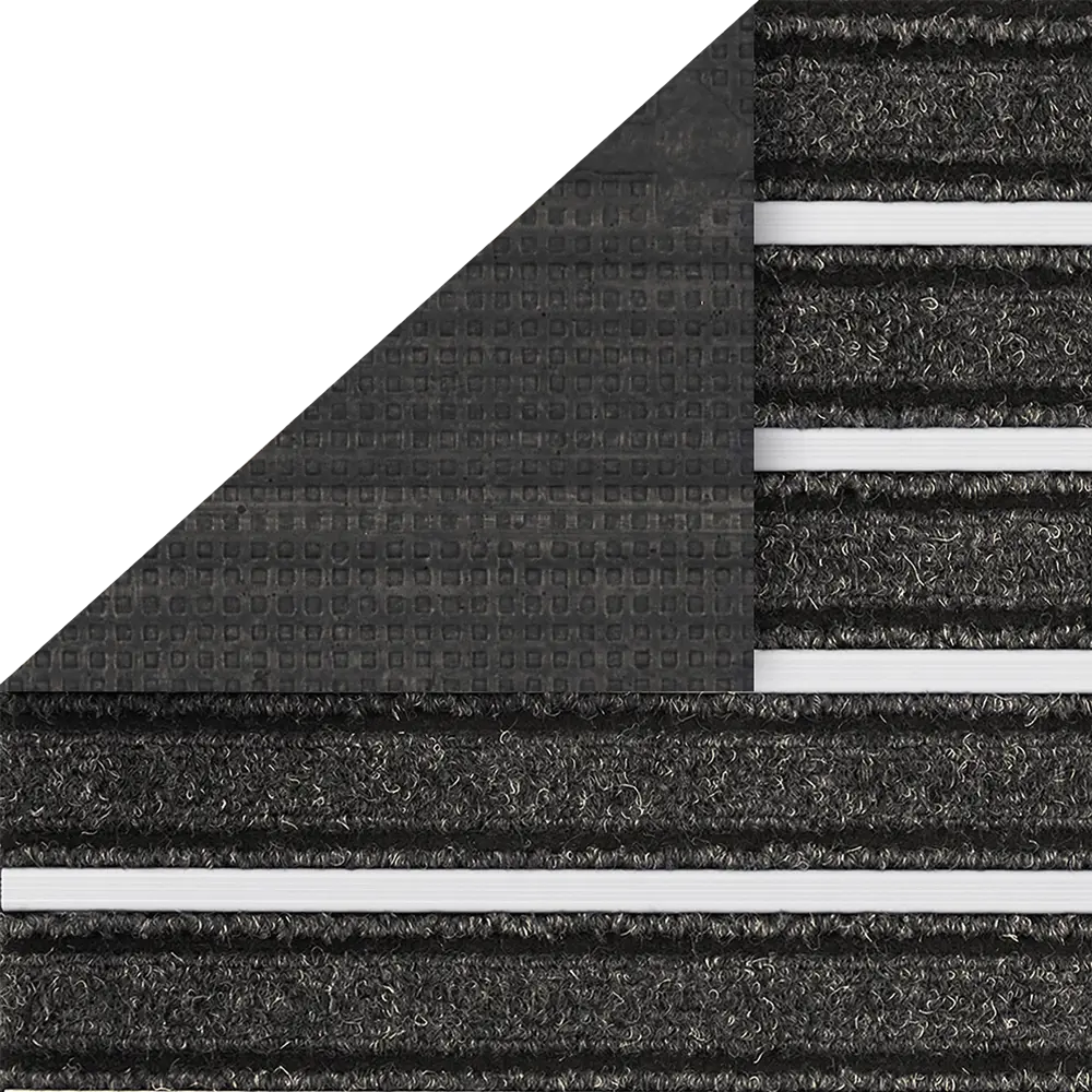 Фото 4 Коврик грязезащитный полипропилен Alumat 35x60 см цвет черный Фото 4 Коврик грязезащитный полипропилен Alumat 35x60 см цвет черный