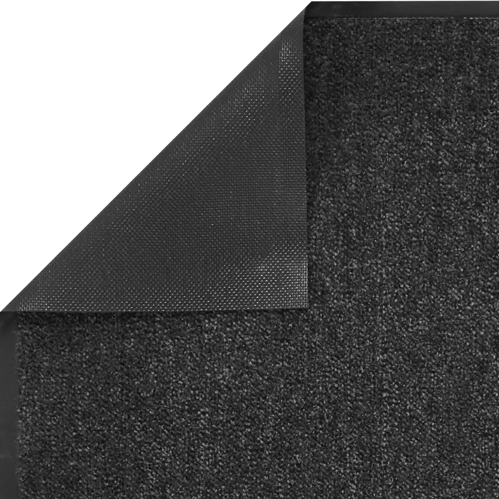 Фото 4 Коврик придверный полипропилен 90x150 см цвет серый Фото 4 Коврик придверный полипропилен 90x150 см цвет серый