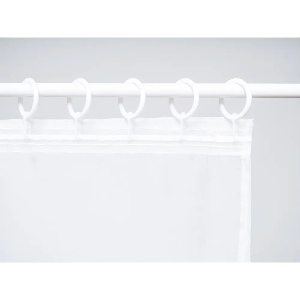 Фото 13 Тюль на шторной ленте Органза Сатин 300x260 см цвет белый Фото 13 Тюль на шторной ленте Органза Сатин 300x260 см цвет белый