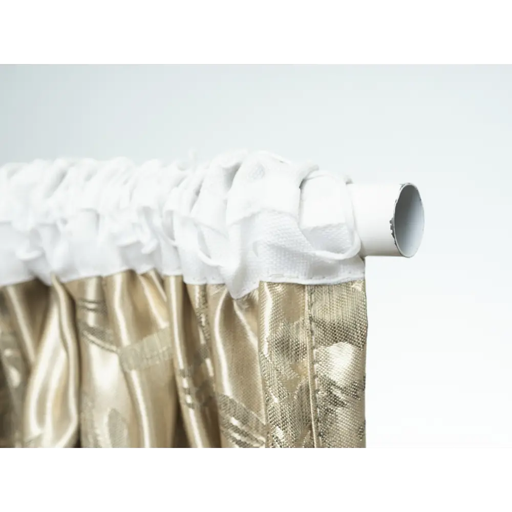 Фото 11 Штора на шторной ленте Пион 170x270 см рисунок растительный цвет зеленый Фото 11 Штора на шторной ленте Пион 170x270 см рисунок растительный цвет зеленый