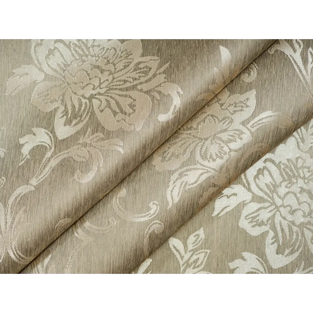 Фото 13 Штора на шторной ленте Пион 170x270 см рисунок растительный цвет зеленый Фото 13 Штора на шторной ленте Пион 170x270 см рисунок растительный цвет зеленый