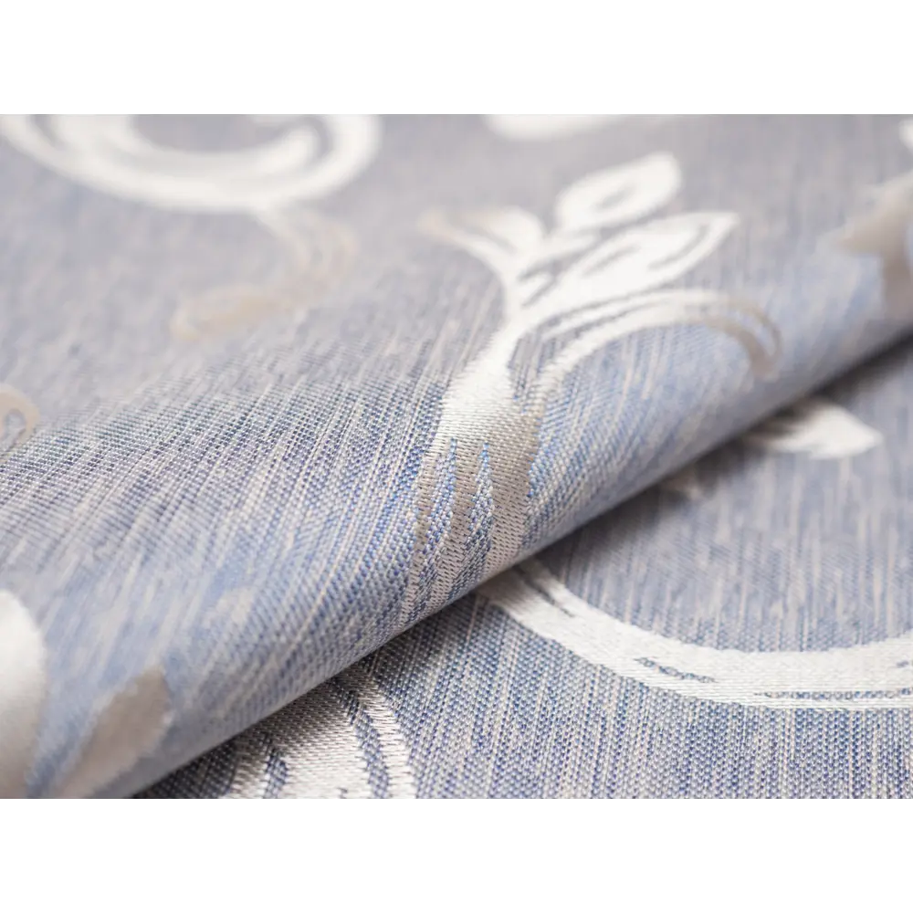 Фото 5 Штора на шторной ленте Пион 170x260 см рисунок растительный цвет серый/серебристый Фото 5 Штора на шторной ленте Пион 170x260 см рисунок растительный цвет серый/серебристый