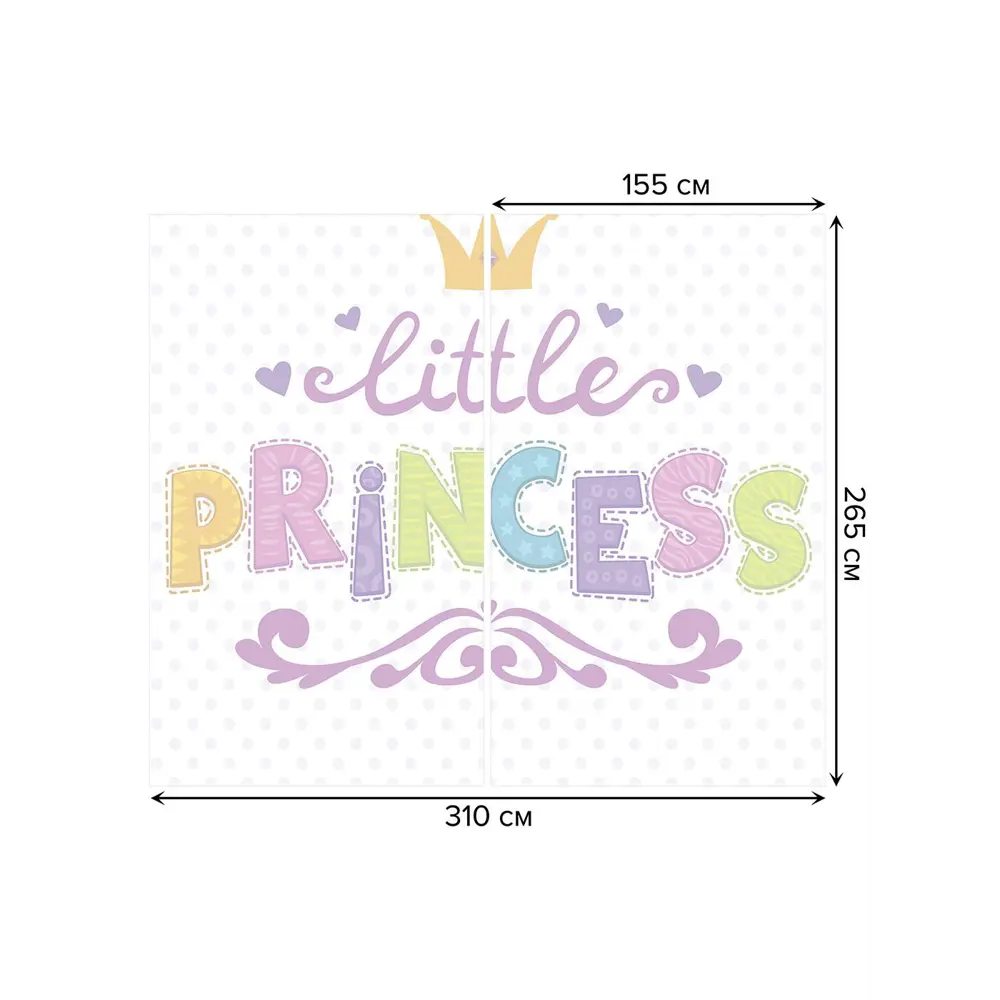 Фото 3 Тюль на шторной ленте Маленькая принцесса 310х265 см цвет розовый Фото 3 Тюль на шторной ленте Маленькая принцесса 310х265 см цвет розовый