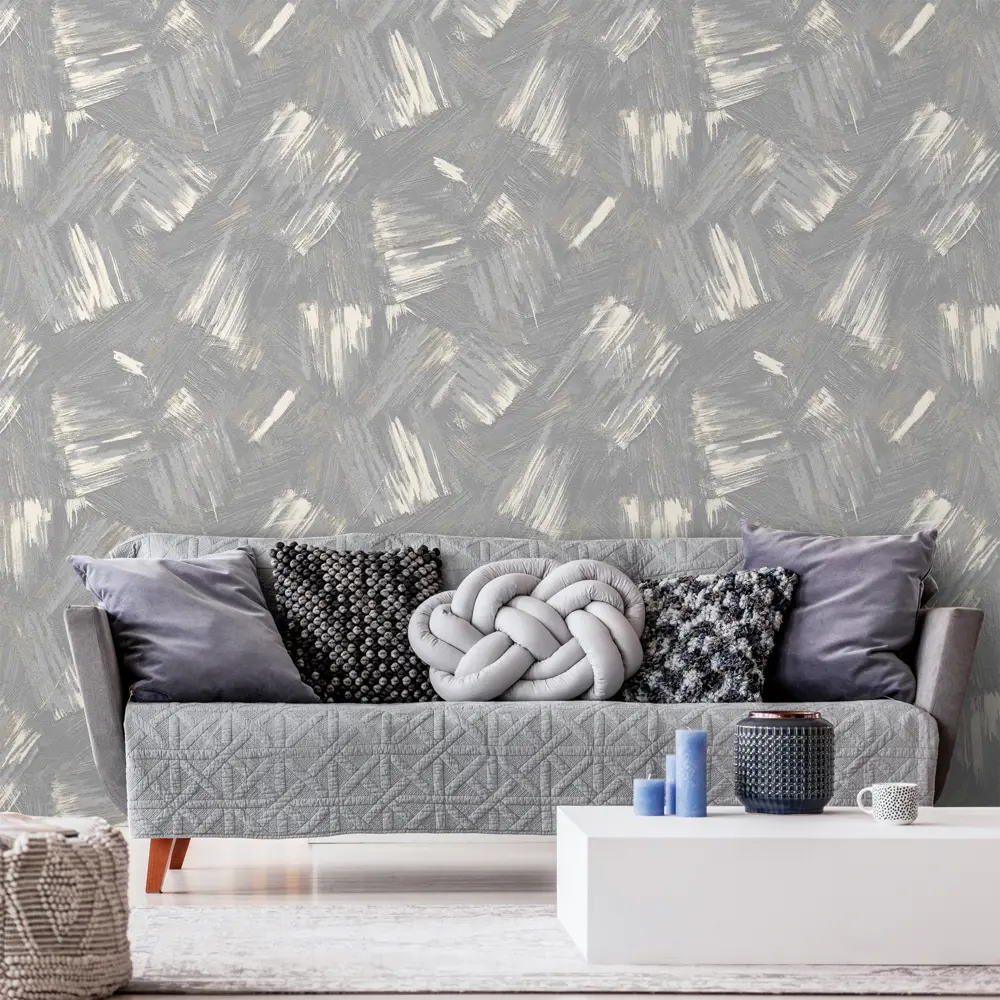 Фото 3 Обои флизелиновые Ateliero Soho серые 1.06 м AT38177-11 Фото 3 Обои флизелиновые Ateliero Soho серые 1.06 м AT38177-11